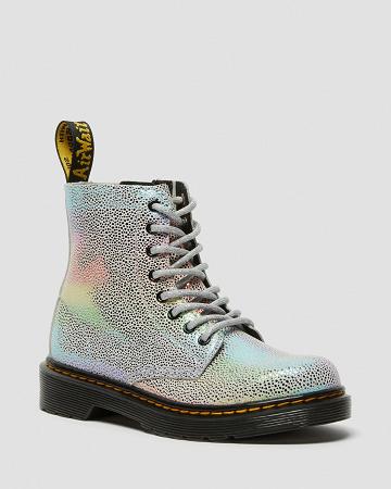 Botas con Cordones Dr Martens Junior 1460 Pascal Iridescent Niños Multicolor | MX 13MQZ